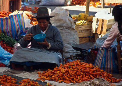 Auf dem Markt in Carhuaz