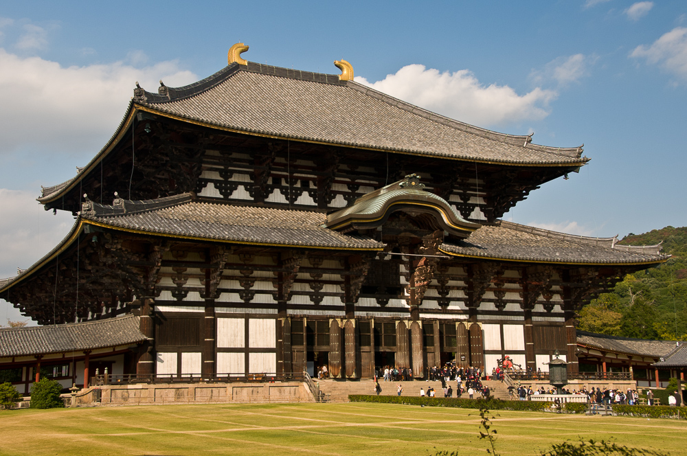Todai-Ji in Nara, biggest wooden building in the world